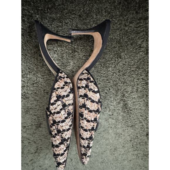 Manolo Blahnik Maysale Woven Buckle Mules – Size 39 Fits like an 8 - Picture 2 of 5